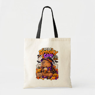 Gewoon een enge capy die zijn beste leven leeft Sc Tote Bag