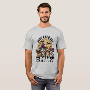 Gewoon een enge poot Malse Halloween honden T-shirt