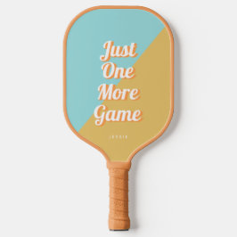 Gewoon één extra gamerretro gepersonaliseerd pickleball paddle