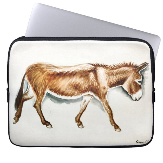 Gewoon een ezel laptop sleeve (Voorkant)