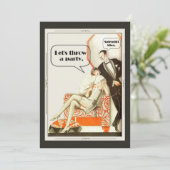Gewoon een fantastische Art Deco-party Kaart (Staand voorkant)