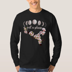 Gewoon een fase Japan Sakura kersenbloesem fasen v T-shirt