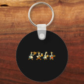 Gewoon Een Feest Gans Duits Bier Prost Drinken  Sleutelhanger (Voorkant)