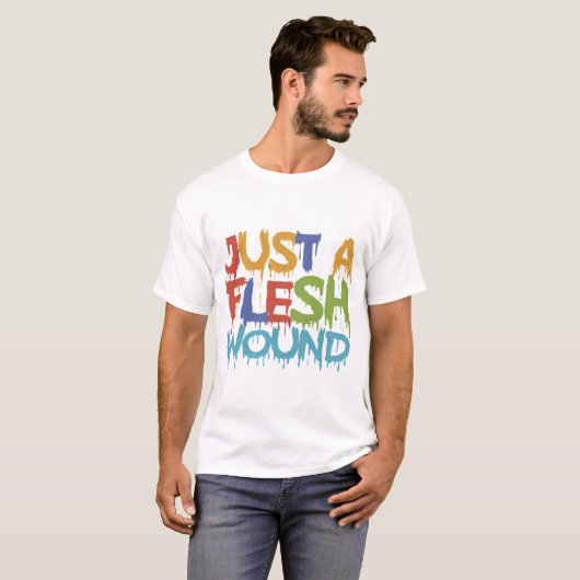 Gewoon een Flesh Wond T-shirt (Voorkant volledig)