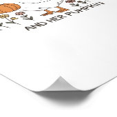 Gewoon een Gans en haar Pumpkin Classic T-shirt Poster (Hoek)