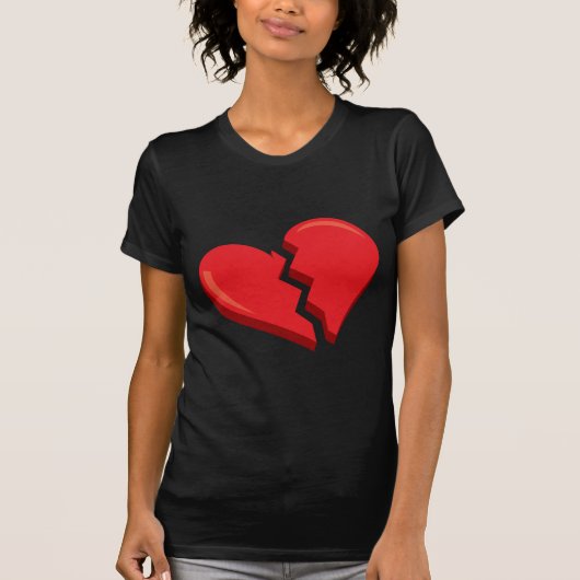 gewoon een gebroken hart t-shirt (Voorkant)