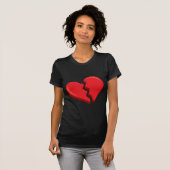 gewoon een gebroken hart t-shirt (Voorkant volledig)