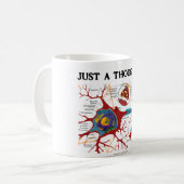 Gewoon een gedachte... (Neuron/synapse) Koffiemok (Voorkant links)