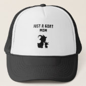 Gewoon Een Geit Moeder Grappig Boerderij Dier Lief Trucker Pet (Voorkant)