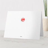 Gewoon een gekwalificeerde Happy Pilot Card Kaart (Achterkant)