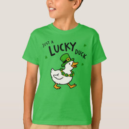 Gewoon een geluks-eend Cute St. Patrick's Day T-shirt