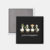 Gewoon een geluksvogel, grappige st patrick vogel  magneet (Voorkant / Achterkant)