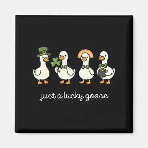 Gewoon een geluksvogel, grappige st patrick vogel magneet