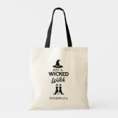 Gewoon een gepersonaliseerde halloween met een ges tote bag (Achterkant)