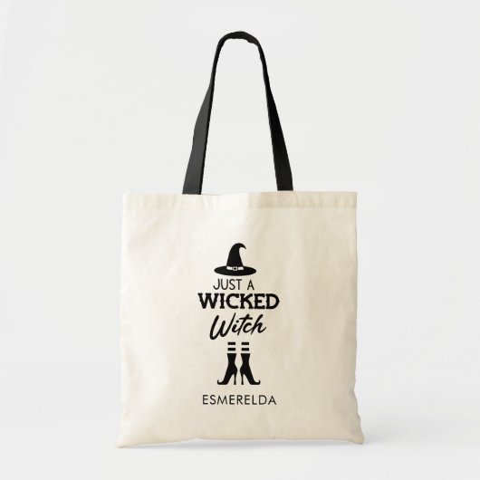 Gewoon een gepersonaliseerde halloween met een ges tote bag (Voorkant)