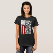 Gewoon een gewone mama die probeert de liberalen n t-shirt (Voorkant volledig)