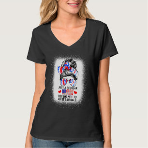 Gewoon een gewone mama die probeert geen liberale  t-shirt