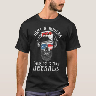 Gewoon een gewone stiefvader die probeert geen lib t-shirt