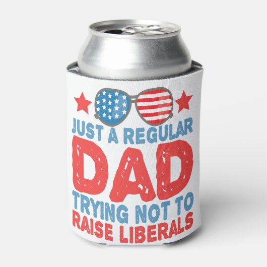 Gewoon een gewone vader die probeert de liberalen  blikjeskoeler (Blikje Voorkant)