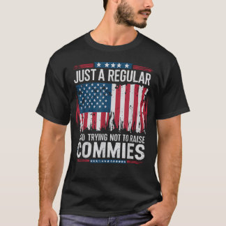 Gewoon een gewone vader die probeert niet op te vo t-shirt