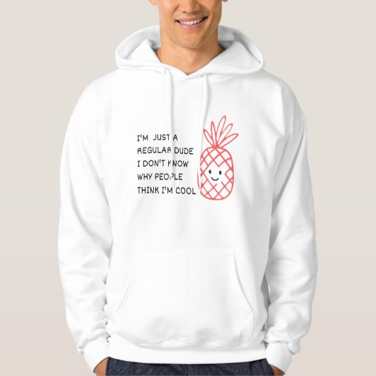 Gewoon een gewone vent hoodie (Voorkant)