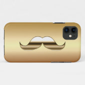 Gewoon een Gold Mustache iPhone 5 Hoesje (Achterkant (horizontaal))