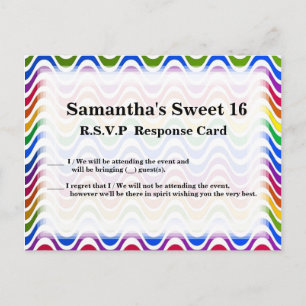 Gewoon een golf - Primair Uitnodiging Briefkaart