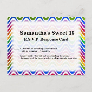 Gewoon een golf - Primair Uitnodiging Briefkaart