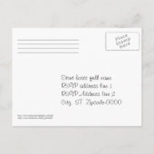 Gewoon een golf - Primair Uitnodiging Briefkaart (Achterkant)