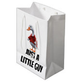Gewoon een Goose Little Guy Funny Millennial Carto Medium Cadeauzakje (Voorkant Gekanteld)