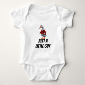 Gewoon een Goose Little Guy Funny Millennial Carto Romper (Voorkant)