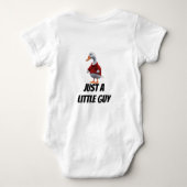 Gewoon een Goose Little Guy Funny Millennial Carto Romper (Achterkant)