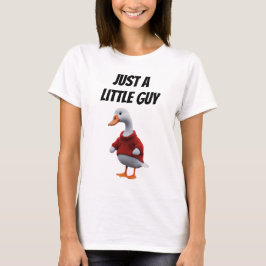 Gewoon een Goose Little Guy Funny Millennial Carto T-shirt