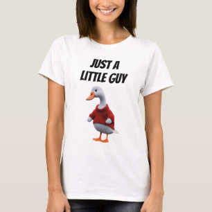 Gewoon een Goose Little Guy Funny Millennial Carto T-shirt