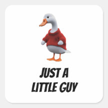 Gewoon een Goose Little Guy Funny Millennial Carto