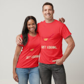 Gewoon een grap retro t-shirt (Unisex)