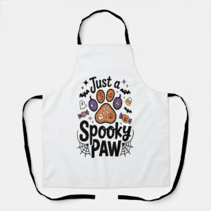 Gewoon een griezelige poot PNG, Hond Halloween Schort