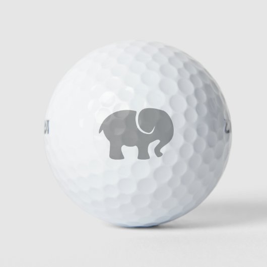 Gewoon een grijze olifant golfballen (Voorkant)