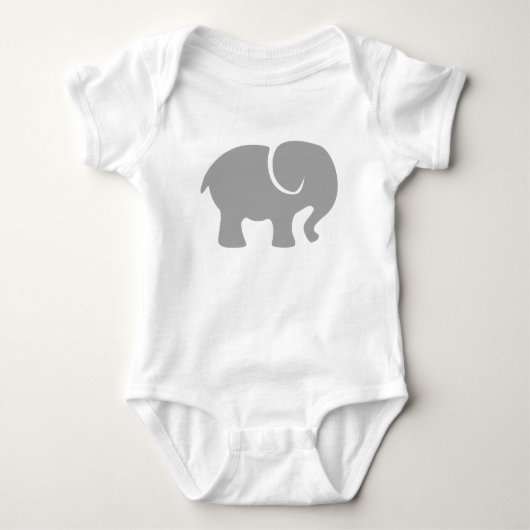 Gewoon een grijze olifant romper (Voorkant)