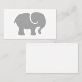 Gewoon een grijze olifant visitekaartje (Voorkant / Achterkant)