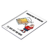 Gewoon één grote bierman notitieboek (Linkerzijde)