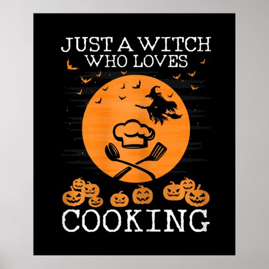 Gewoon een heks die van koken houdt | Cool chef Gi Poster (Voorkant)