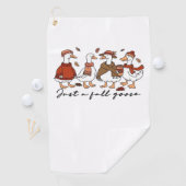 Gewoon een Herfst Goose Oversized T-shirt Golfhanddoek (Insitu)