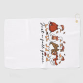 Gewoon een Herfst Goose Oversized T-shirt Golfhanddoek (Horizontaal)