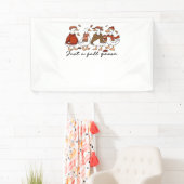 Gewoon een Herfst Goose Oversized T-shirt Spandoek (Insitu)