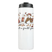 Gewoon een Herfst Goose Oversized T-shirt Thermosbeker (Voorkant)