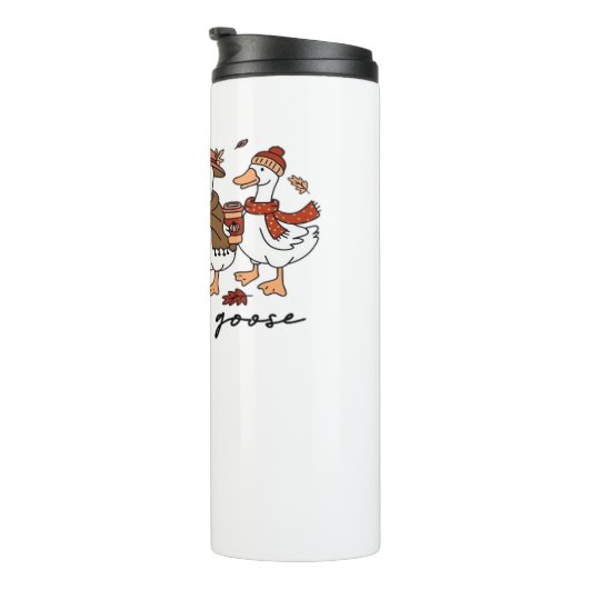 Gewoon een Herfst Goose Oversized T-shirt Thermosbeker (Geroteerd rechts)