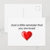 Gewoon een herinnering die je graag hebt briefkaart (Voorkant / Achterkant)