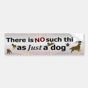 Gewoon een hond - GEEN Bumpersticker