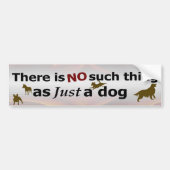 Gewoon een hond - NIET Bumpersticker (Voorkant)